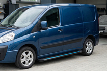 Fiat Scudo 2007–2015 Sānu sliekšņi Maya Blue (2 gab., alumīnijs) foto 1