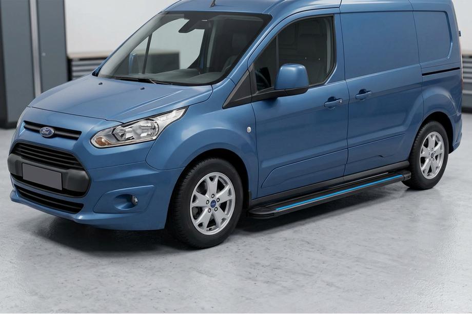 Ford Connect 2014–2021 Sānu sliekšņi Maya Blue (2 gab., alumīnijs) Image