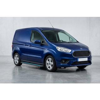 Sānu sliekšņi Maya Blue (2 gab., alumīnijs) Ford Courier 2014–2023 foto 1