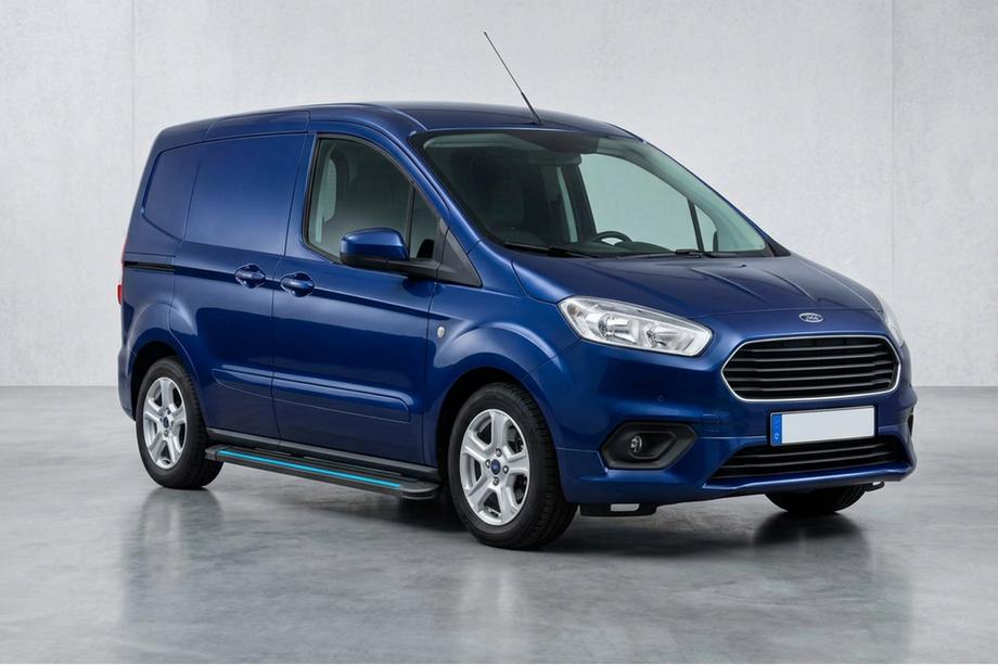 Ford Courier 2014–2023 Sānu sliekšņi Maya Blue (2 gab., alumīnijs) Image