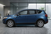 Ford Kuga 2008–2013 Sānu sliekšņi Maya Blue (2 gab., alumīnijs) foto 1