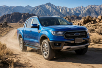 Ford Ranger 2011–2022 Sānu sliekšņi Maya Blue (2 gab., alumīnijs) foto 1