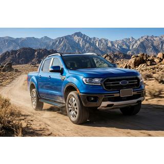 Sānu sliekšņi Maya Blue (2 gab., alumīnijs) Ford Ranger 2011–2022 foto 1