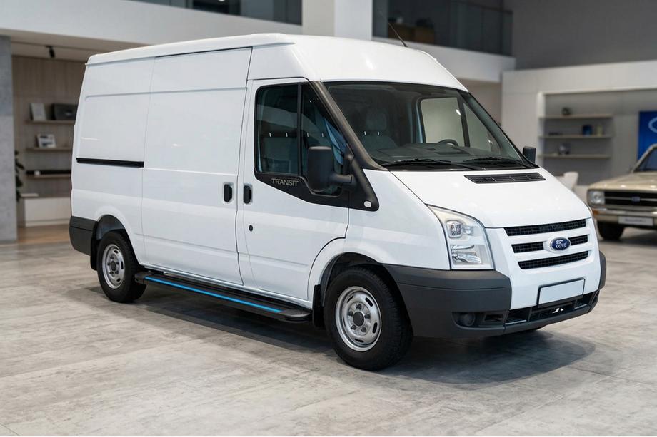Ford Transit 2000–2014 Sānu sliekšņi Maya Blue (2 gab., alumīnijs) Image