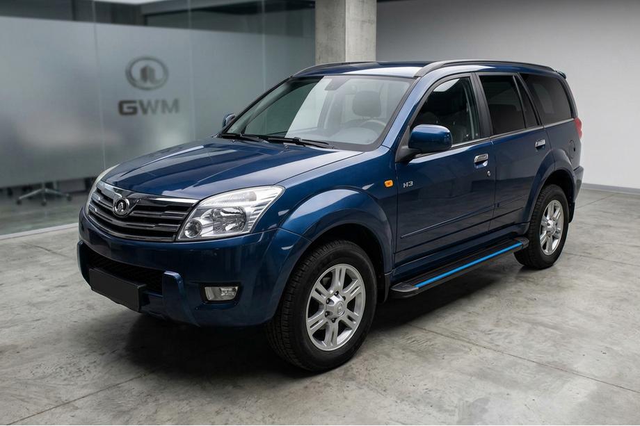 GreatWall Haval/Hover H3 2005–2013 Sānu sliekšņi Maya Blue (2 gab., alumīnijs) Image