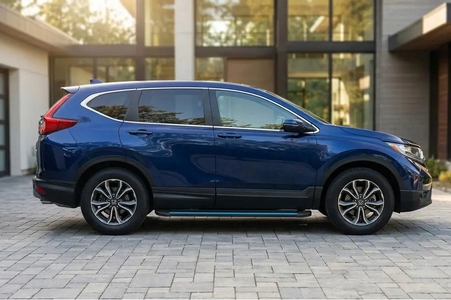 Honda CRV 2017–2022 Sānu sliekšņi Maya Blue (2 gab., alumīnijs) Image