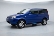 Honda HR-V 1998–2006 Sānu sliekšņi Maya Blue (2 gab., alumīnijs) foto 1