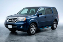 Honda Pilot 2008–2015 Sānu sliekšņi Maya Blue (2 gab., alumīnijs) foto 1