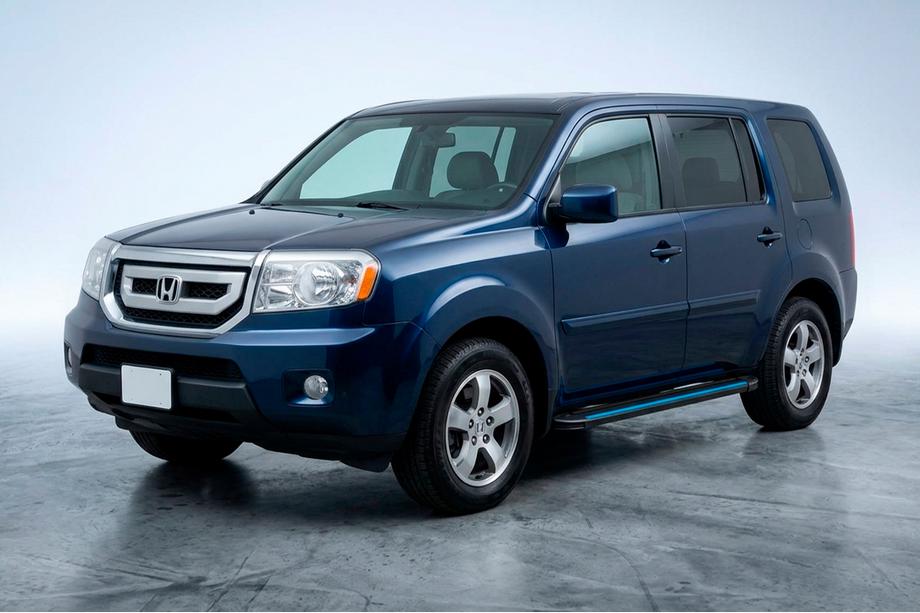 Honda Pilot 2008–2015 Sānu sliekšņi Maya Blue (2 gab., alumīnijs) Image