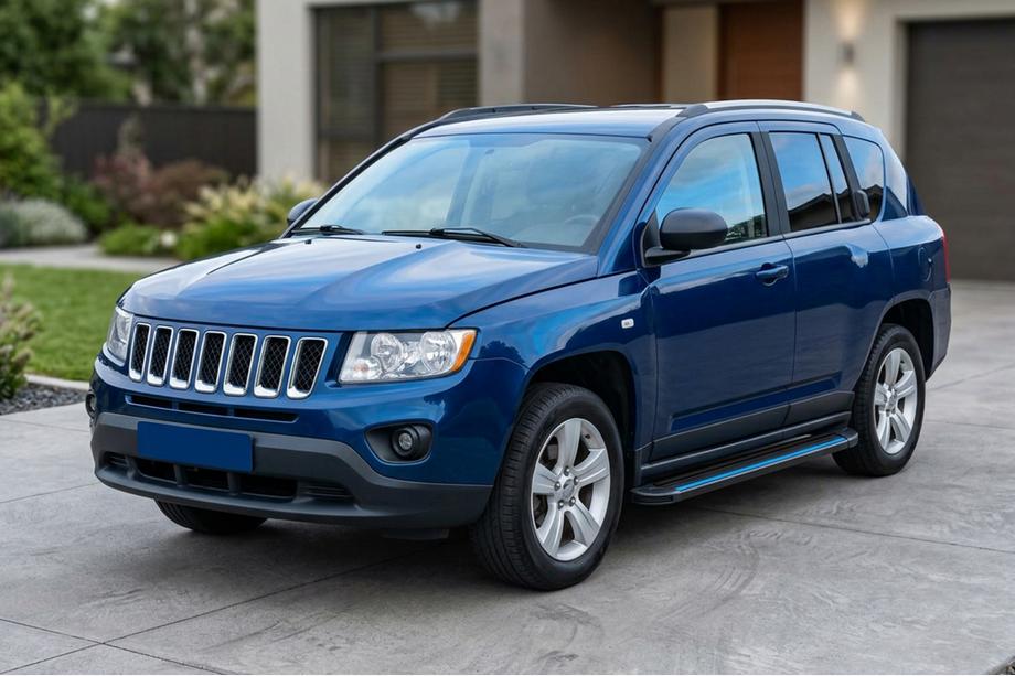Jeep Compass 2006–2016 Sānu sliekšņi Maya Blue (2 gab., alumīnijs) Image