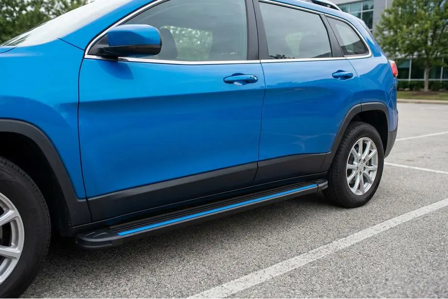 Jeep Cherokee KL 2013– Sānu sliekšņi Maya Blue (2 gab., alumīnijs) Image