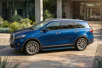 Kia Sorento III UM 2014–2020 Sānu sliekšņi Maya Blue (2 gab., alumīnijs) foto 1