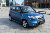 Kia Soul I 2008–2013 Sānu sliekšņi Maya Blue (2 gab., alumīnijs) foto 1