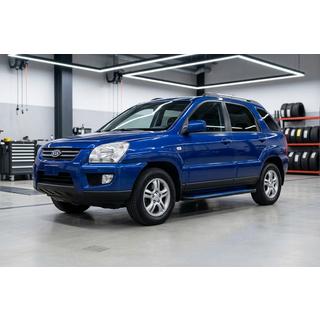 Sānu sliekšņi Maya Blue (2 gab., alumīnijs) Kia Sportage 2004–2010 foto 1