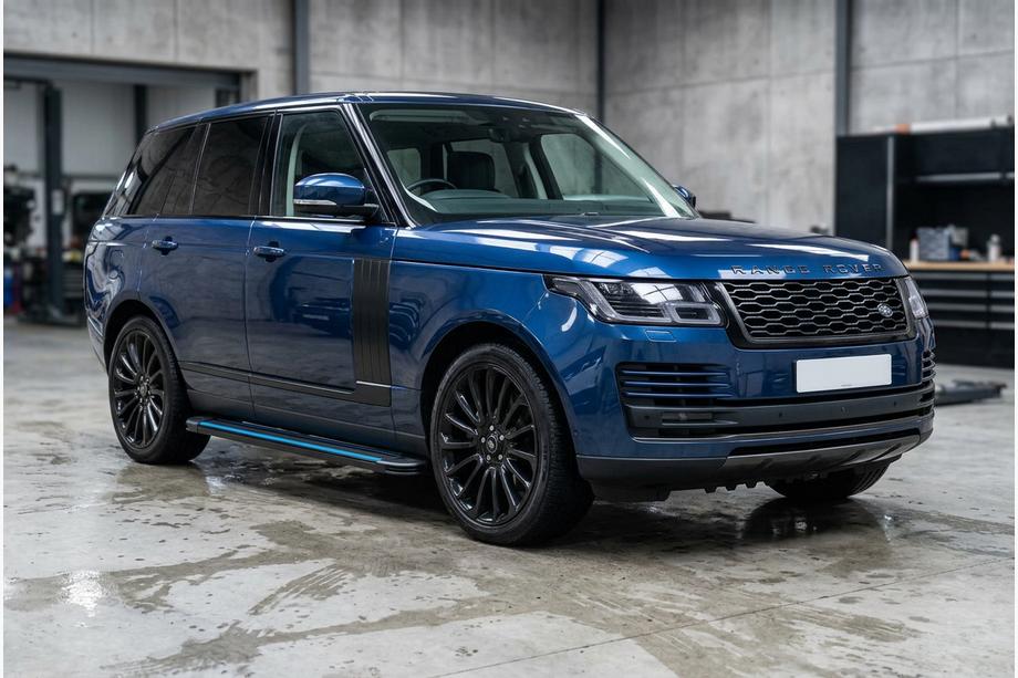 Range Rover IV L405 2013–2021 Sānu sliekšņi Maya Blue (2 gab., alumīnijs) Image