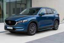 Mazda CX-5 2017–2025 Sānu sliekšņi Maya Blue (2 gab., alumīnijs) foto 1