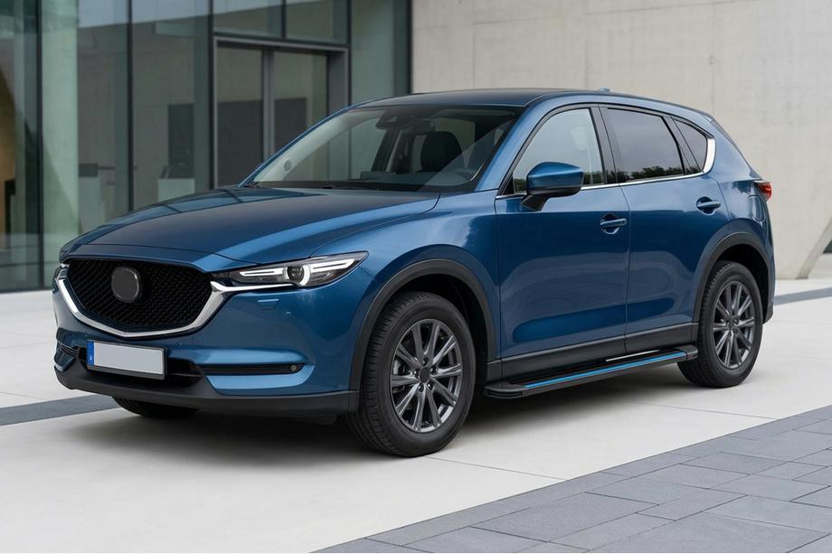 Mazda CX-5 2017–2025 Sānu sliekšņi Maya Blue (2 gab., alumīnijs) Image