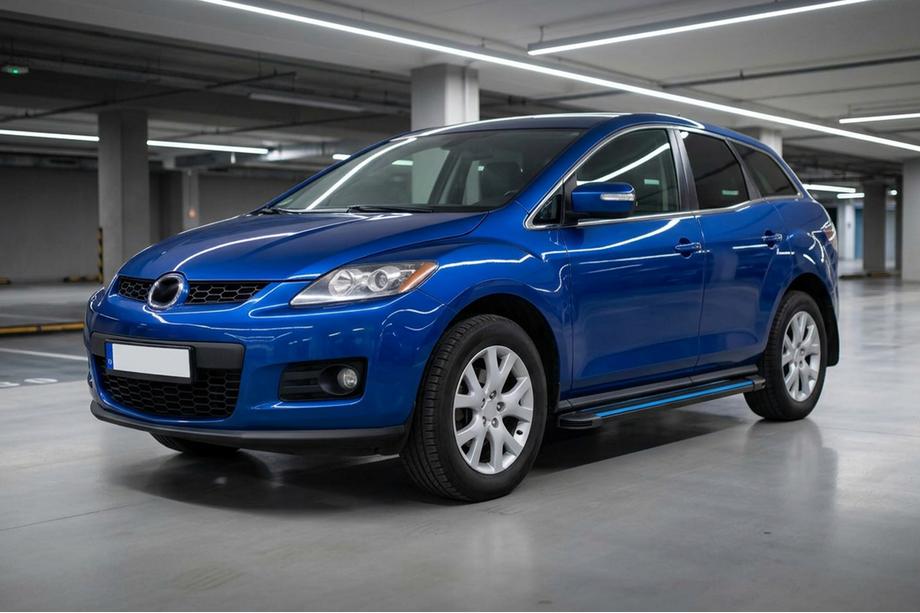 Mazda CX-7 2006–2012 Sānu sliekšņi Maya Blue (2 gab., alumīnijs) Image