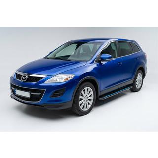 Sānu sliekšņi Maya Blue (2 gab., alumīnijs) foto 1
