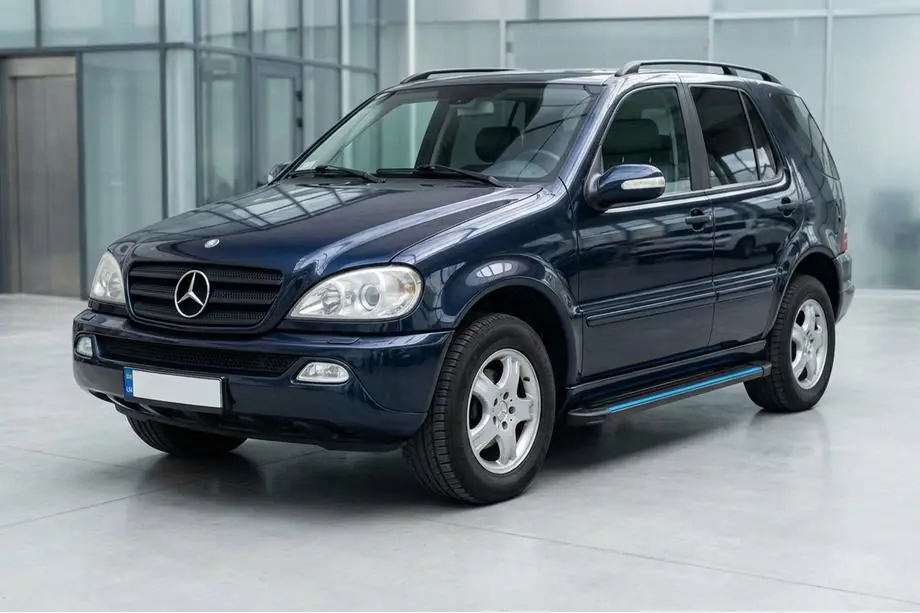 Mercedes ML W163 1997–2005 Sānu sliekšņi Maya Blue (2 gab., alumīnijs) Image