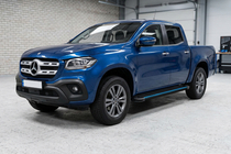 Mercedes X class 2017–2020 Sānu sliekšņi Maya Blue (2 gab., alumīnijs) foto 1