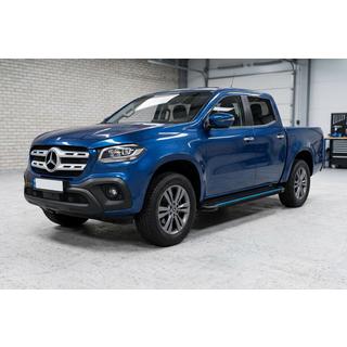 Sānu sliekšņi Maya Blue (2 gab., alumīnijs) foto 1