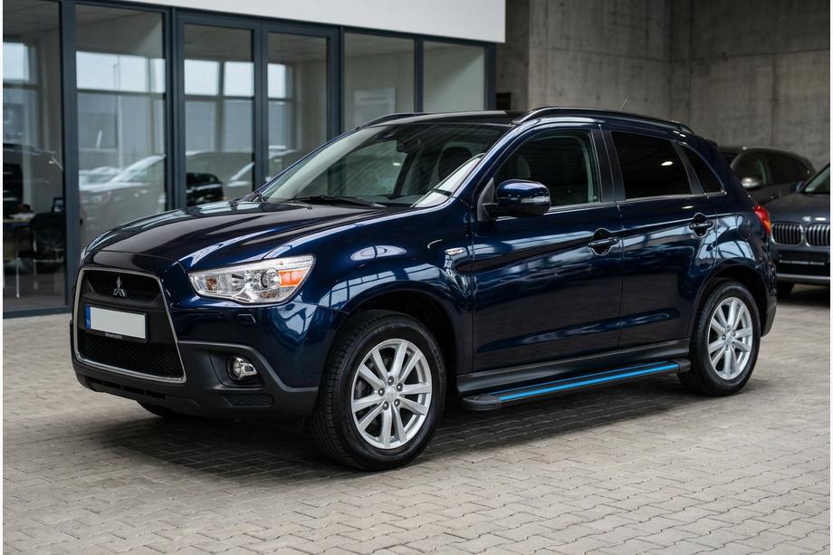 Mitsubishi ASX 2010–2023 Sānu sliekšņi Maya Blue (2 gab., alumīnijs) Image
