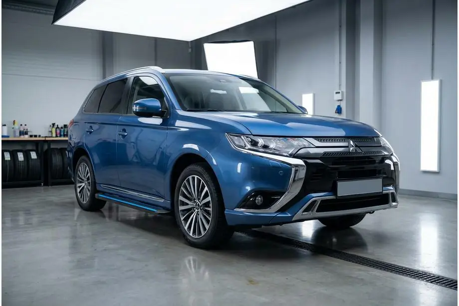 Mitsubishi Outlander 2012–2021 Sānu sliekšņi Maya Blue (2 gab., alumīnijs) Image