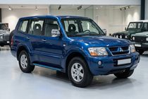 Mitsubishi Pajero Wagon III 1999–2006 Sānu sliekšņi Maya Blue (2 gab., alumīnijs) foto 1