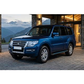 Sānu sliekšņi Maya Blue (2 gab., alumīnijs) Mitsubishi Pajero Wagon IV 2006–2021 foto 1