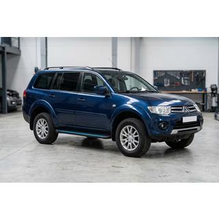 Sānu sliekšņi Maya Blue (2 gab., alumīnijs) Mitsubishi Pajero Sport 2008–2015 foto 1
