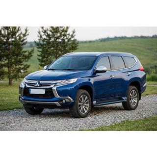 Sānu sliekšņi Maya Blue (2 gab., alumīnijs) Mitsubishi Pajero Sport 2015– foto 1