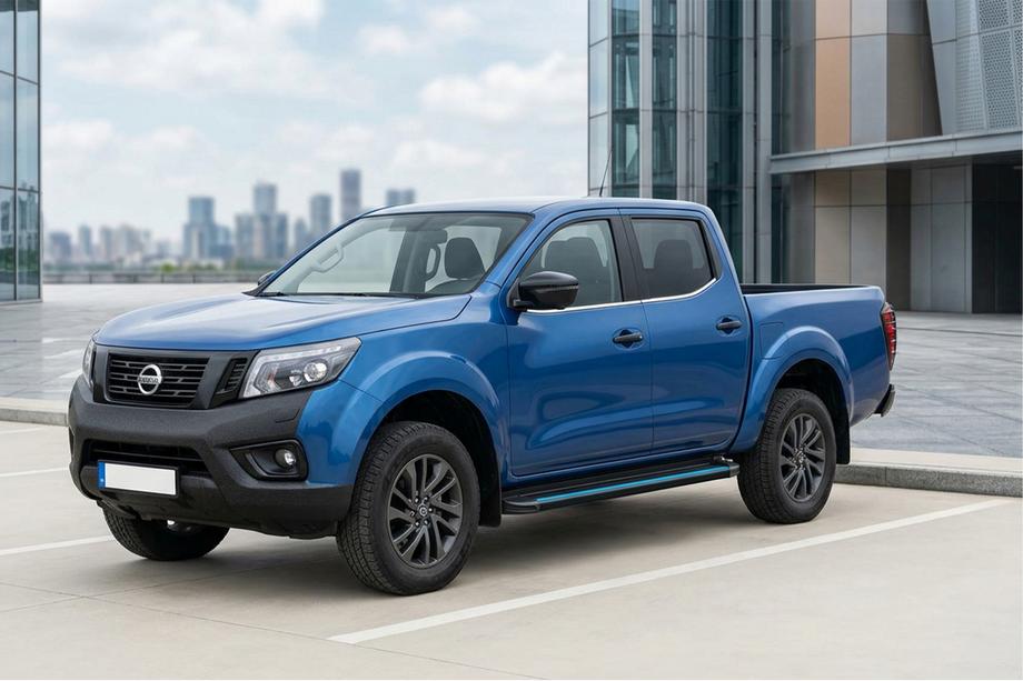 Nissan Navara/NP300 2016– Sānu sliekšņi Maya Blue (2 gab., alumīnijs) Image