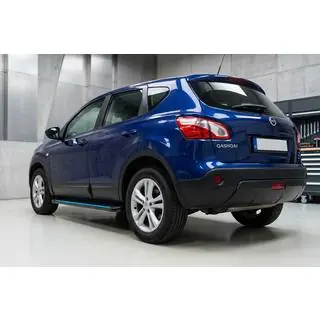 Sānu pakāpieni Maya Blue-Black (2 gab., alumīnijs) foto 1