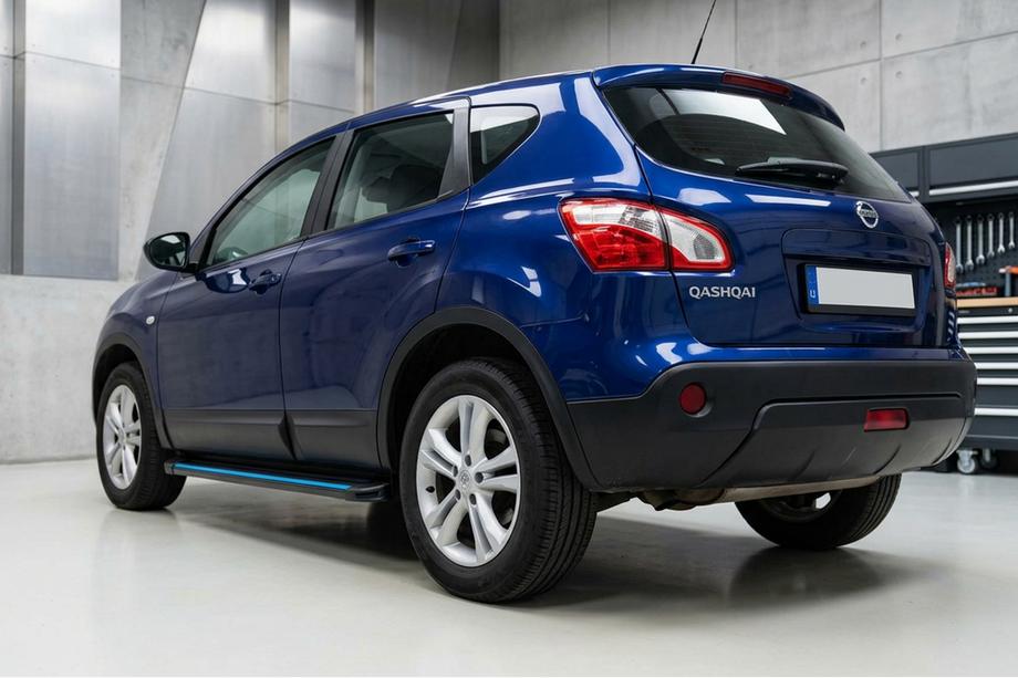 Nissan Qashqai 2007–2010 Sānu pakāpieni Maya Blue-Black (2 gab., alumīnijs) Image