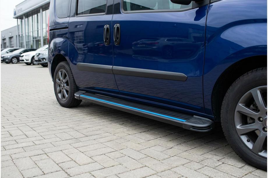 Opel Combo 2012–2018 Sānu sliekšņi Maya Blue (2 gab., alumīnijs) Image