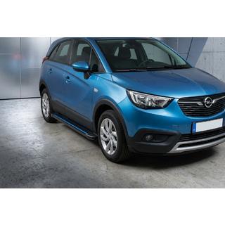 Sānu sliekšņi Maya Blue (2 gab., alumīnijs) Opel Crossland X 2017–2024 foto 1