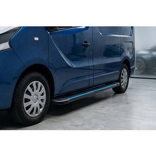 Sānu sliekšņi Maya Blue (2 gab., alumīnijs) Opel Vivaro 2015–2019 foto 1