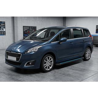 Sānu sliekšņi Maya Blue (2 gab., alumīnijs) Peugeot 5008 2009–2016 foto 1