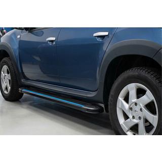 Sānu sliekšņi Maya Blue (2 gab., alumīnijs) Renault Duster 2008–2017 foto 1
