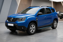Renault Duster 2018–2024 Sānu sliekšņi Maya Blue (2 gab., alumīnijs) foto 1