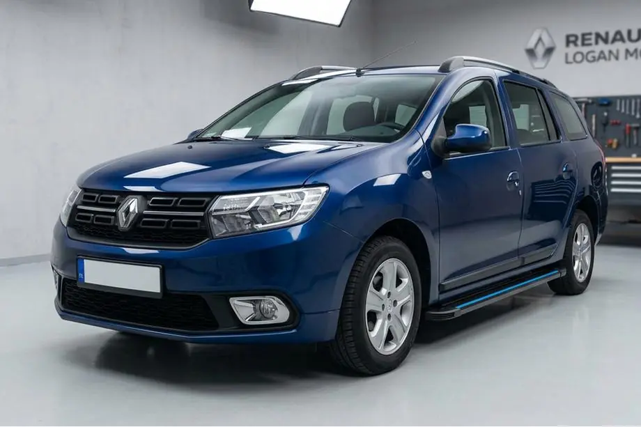 Renault Logan MCV 2013–2022 Sānu sliekšņi Maya Blue (2 gab., alumīnijs) Image