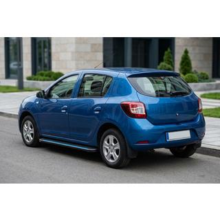 Sānu sliekšņi Maya Blue (2 gab., alumīnijs) Renault Sandero 2013–2022 foto 1