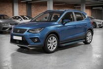 Seat Arona 2017– Sānu sliekšņi Maya Blue (2 gab., alumīnijs) foto 1