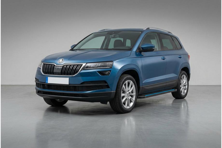 Skoda Karoq 2018– Sānu sliekšņi Maya Blue (2 gab., alumīnijs) Image