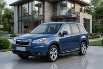 Subaru Forester 2013–2018 Sānu sliekšņi Maya Blue (2 gab., alumīnijs) foto 1