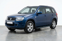 Suzuki Grand Vitara 2005–2017 Sānu sliekšņi Maya Blue (2 gab., alumīnijs) foto 1