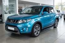 Suzuki Vitara 2015– Sānu sliekšņi Maya Blue (2 gab., alumīnijs) foto 1