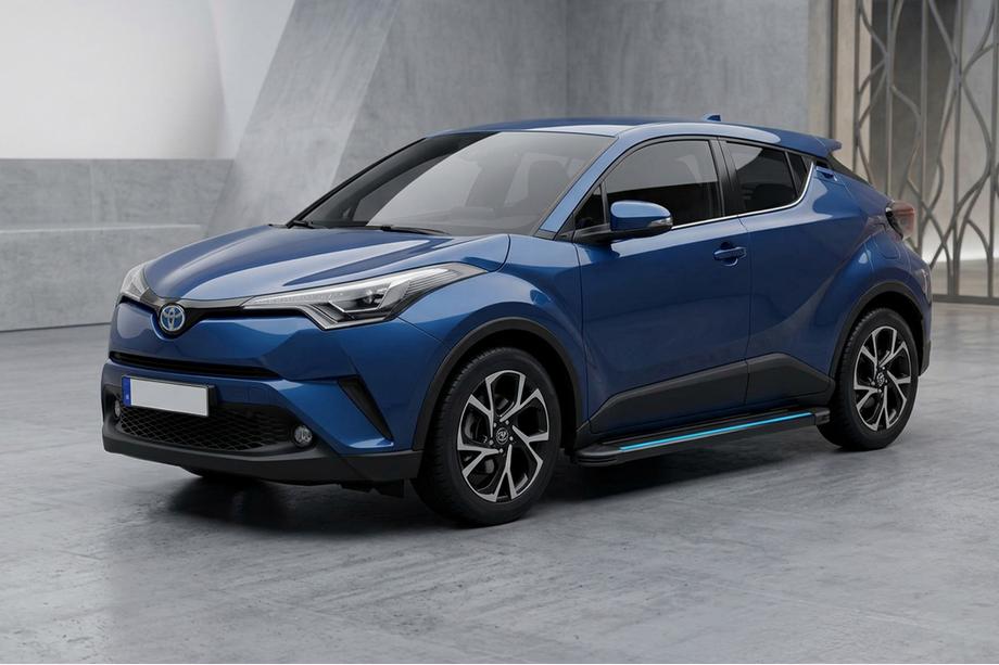 Toyota C-HR 2016–2023 Sānu sliekšņi Maya Blue (2 gab., alumīnijs) Image