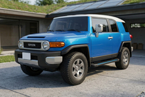 Toyota FJ Cruiser 2006–2022 Sānu sliekšņi Maya Blue (2 gab., alumīnijs) foto 1